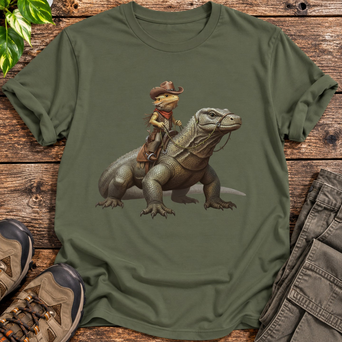 Reptile Wrangler Shirt - Military Green