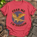 Fear Me I’m a Dragon Bearded Dragon T-Shirt - Heather Red