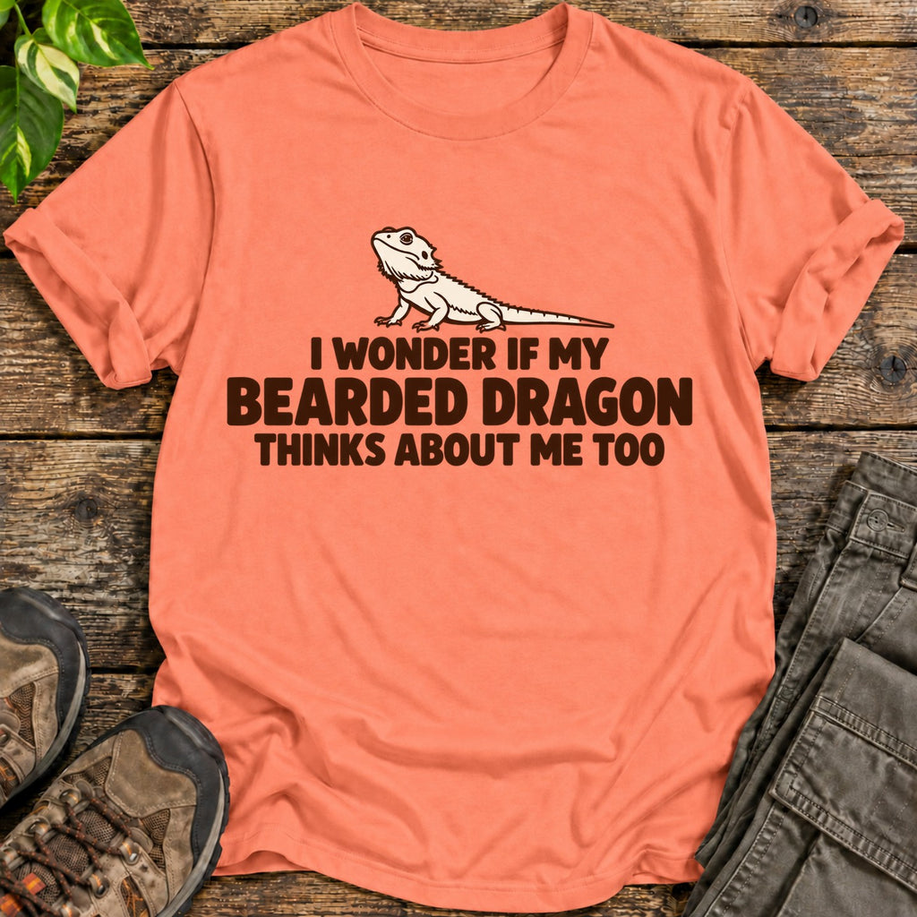 My Bearded Dragon Thinks About Me Too - Heather Orange