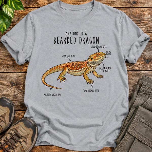 Anatomy of a Bearded Dragon T-Shirt