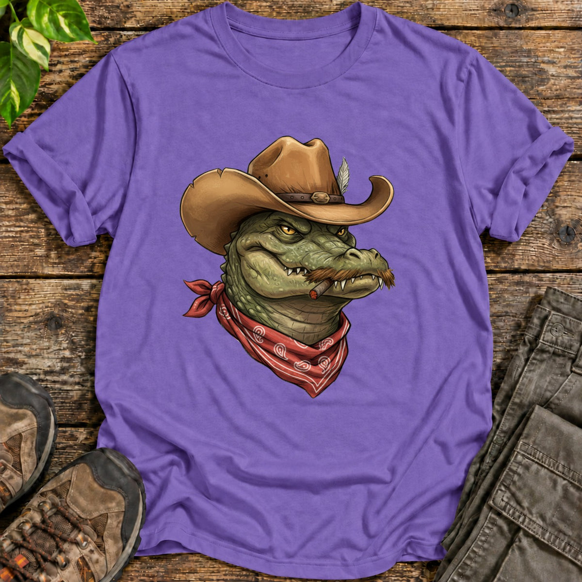 The Gatorfather Shirt - Heather Purple