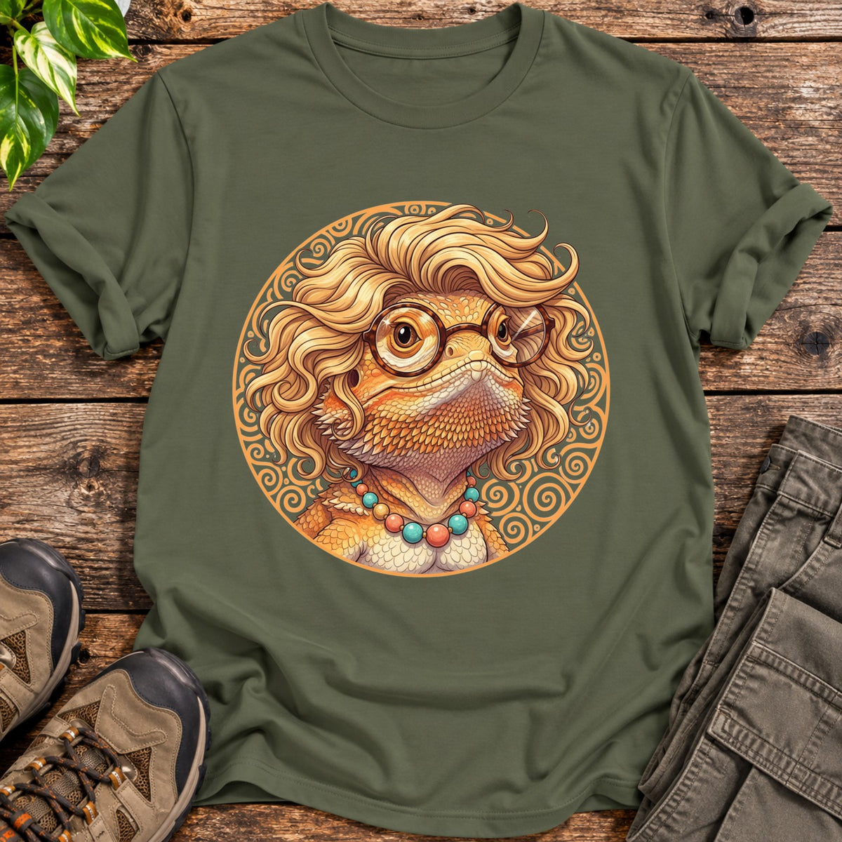 Blousy Bob Shirt - Military Green