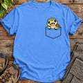 Baby Turtle Pocket T-Shirt - Carolina Blue