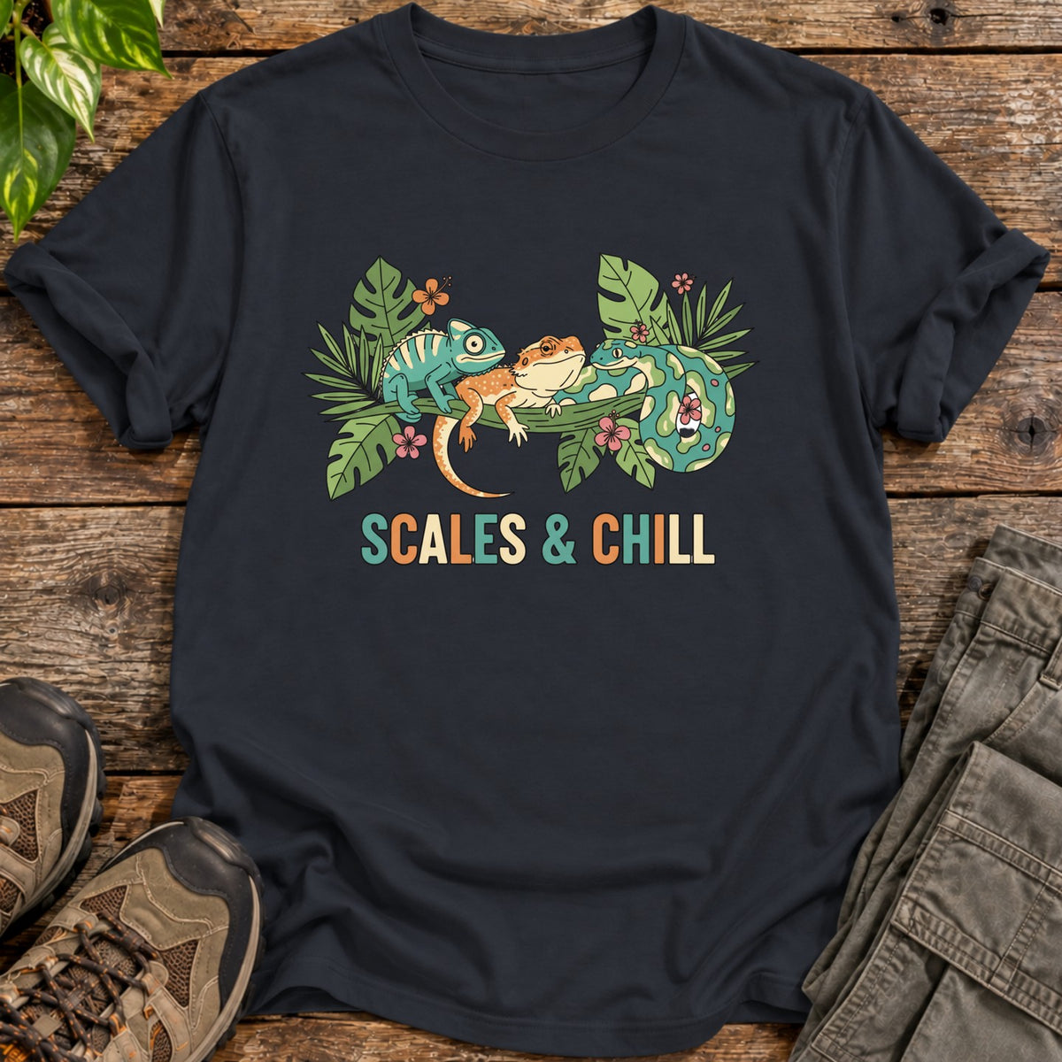 Scales & Chill Shirt - Black