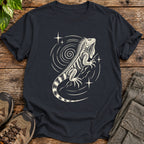 Celestial Iguana T-Shirt - Black
