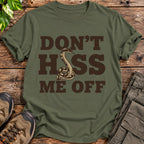 Don’t Hiss Me Off Classic Snake T-Shirt - Military Green
