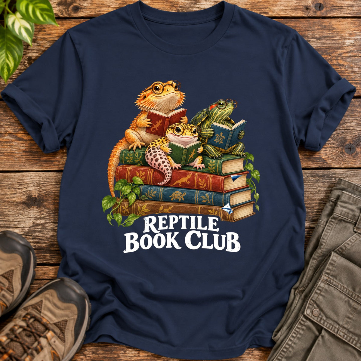 Reptile Book Club - Navy