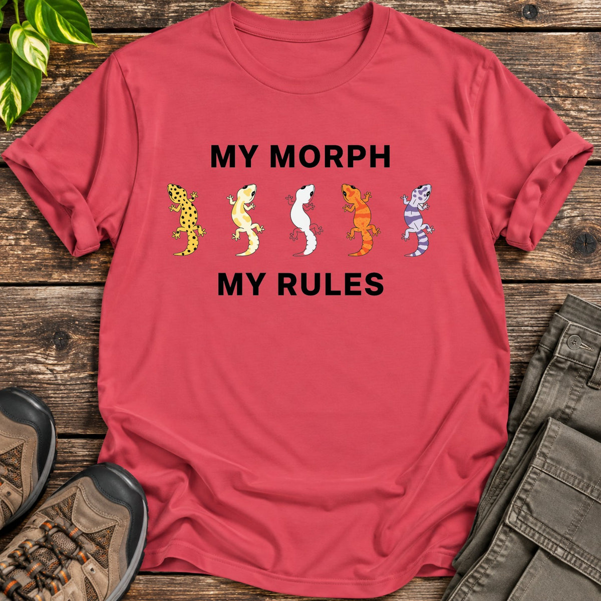 My Morph My Rules T-Shirt - Heather Red