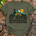 Out Herping Reptile Society - Military Green