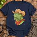 Cowboy Iguana Shirt - Navy