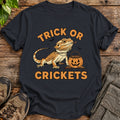 Trick or Crickets Bearded Dragon T-Shirt - Black