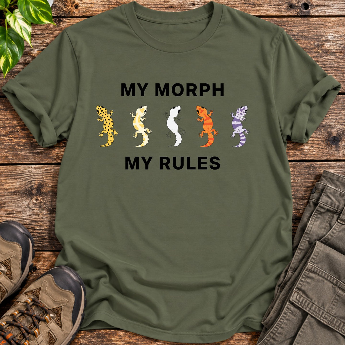 My Morph My Rules T-Shirt - Military Green