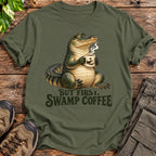 Swamp Coffee Shirt - Military Green