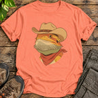 Cowboy Bearded Dragon T-Shirt - Heather Orange