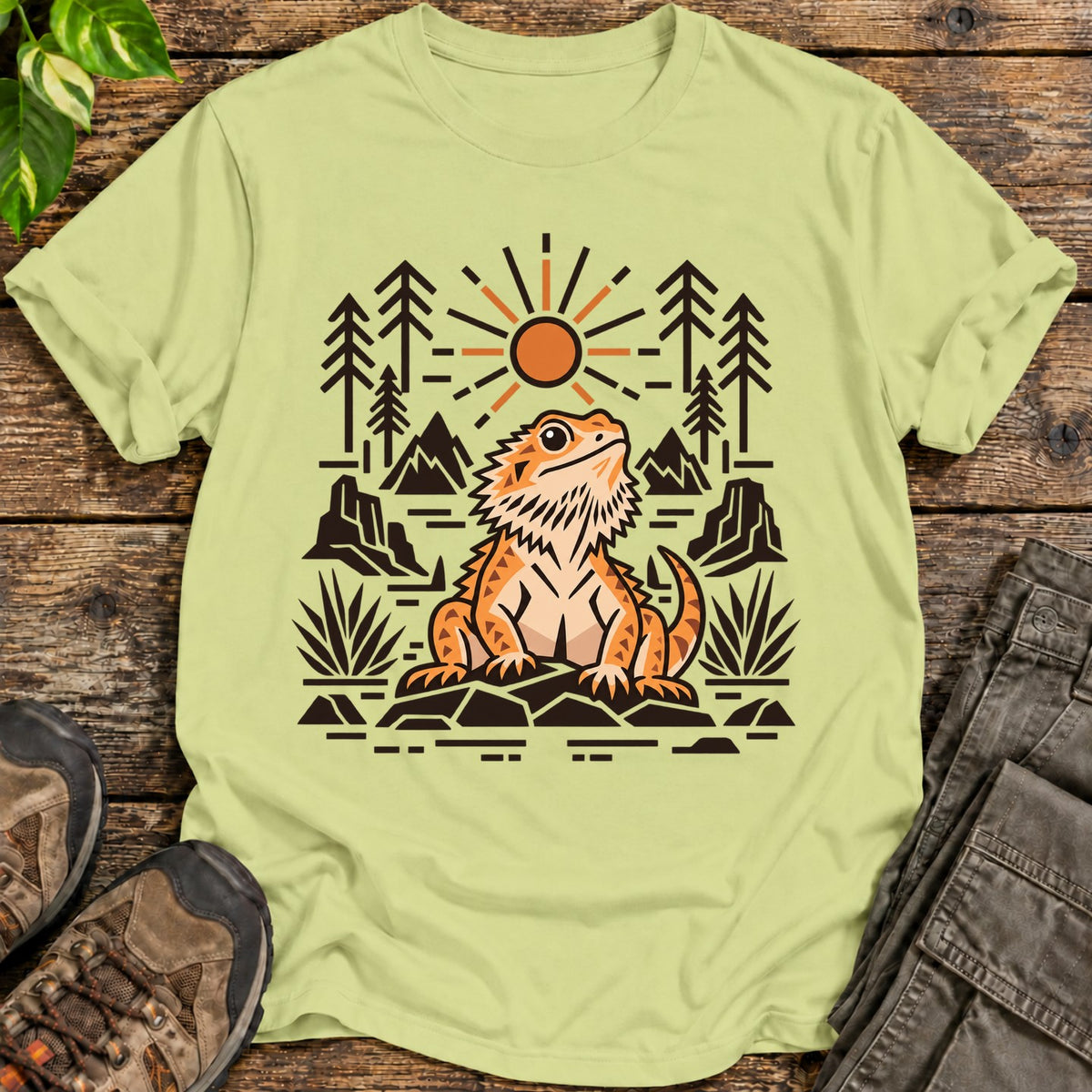 Suncrest Dragon Bearded Dragon T-Shirt - Pistachio