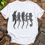 Monochrome Reptile Collection T-Shirt - White