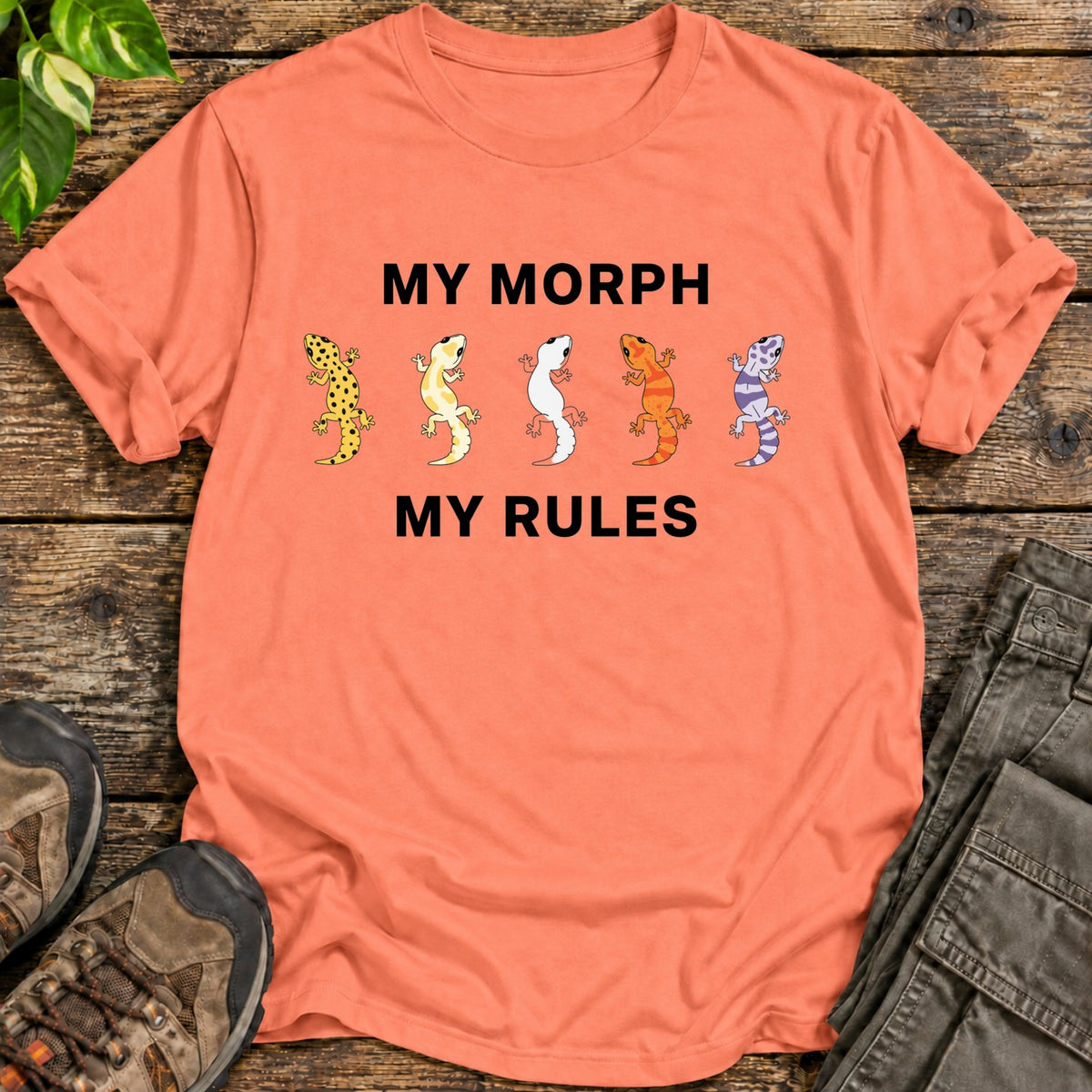 My Morph My Rules T-Shirt - Heather Orange