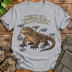 Anatomy of a Komodo Dragon T-Shirt - Sport Grey