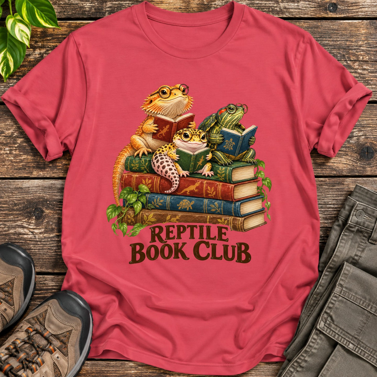 Reptile Book Club - Heather Red