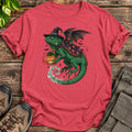 Halloween Witch Iguana T-Shirt - Heather Red