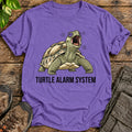 Turtle Alarm System T-Shirt - Heather Purple