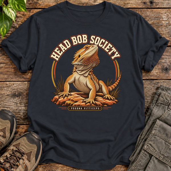 Head Bob Society Bearded Dragon T-Shirt