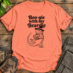 Boo Gie Halloween Bearded Dragon T-Shirt - Heather Orange