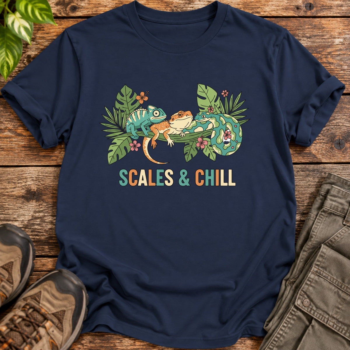 Scales & Chill Shirt - Navy