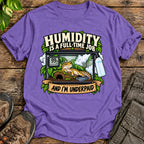 Full Time Job Gecko Keeper T-Shirt - Heather Purple