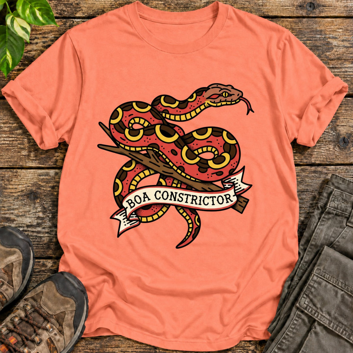 Boa Flash Style Shirt - Heather Orange