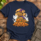 Jack O' Lantern Beardie Shirt T-Shirt - Navy