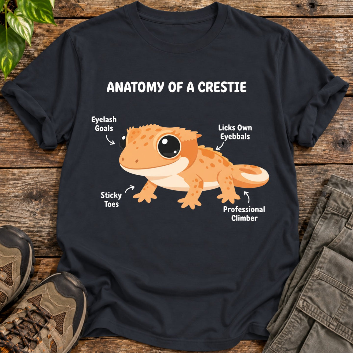 Anatomy of Creastie Shirt - Black
