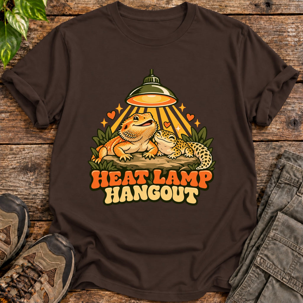 Reptile Hangout Shirt - Dark Chocolate