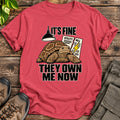 They Own Me Now T-Shirt - Heather Red