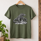 Vintage Komodo Dragon Art T-Shirt