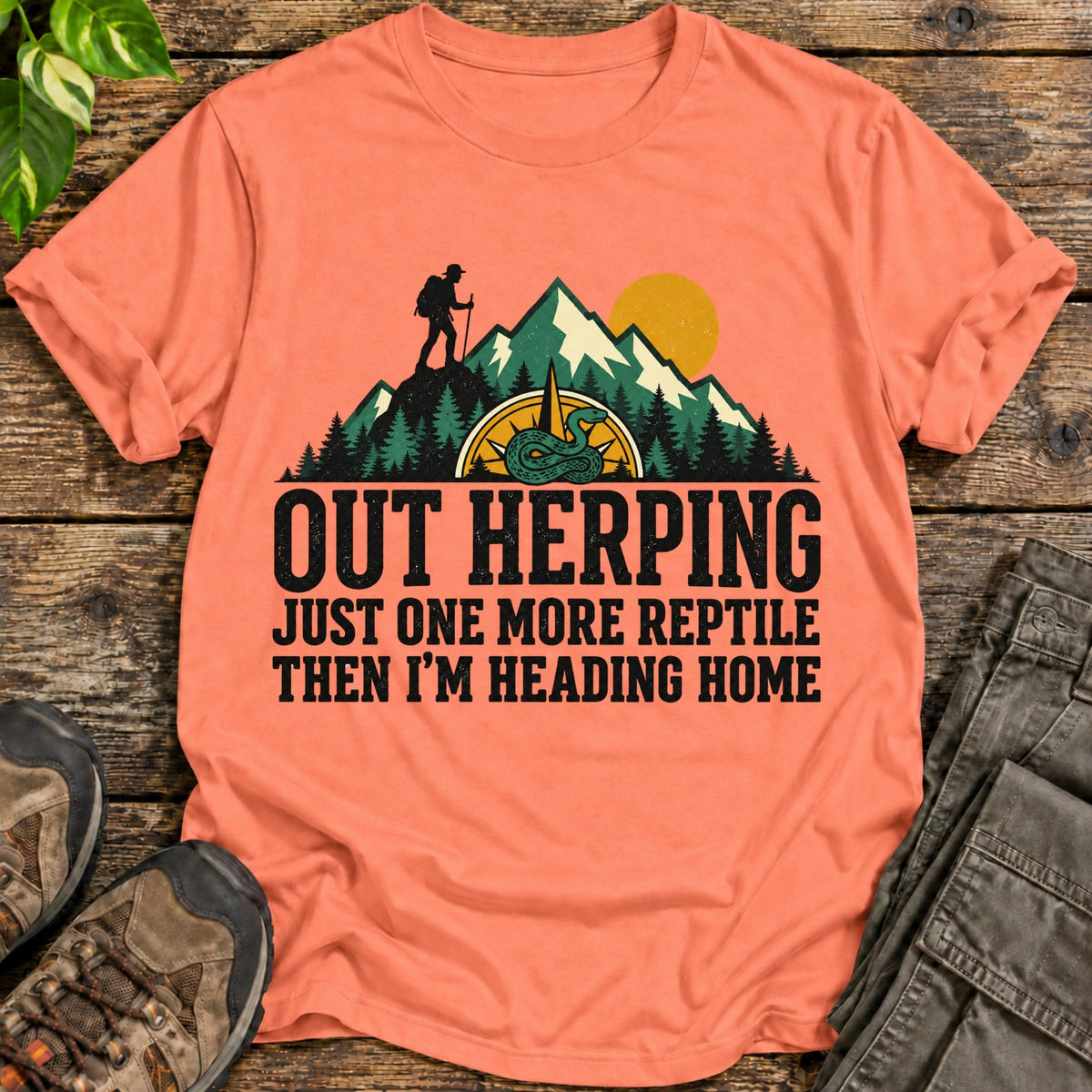 Out Herping Reptile Society - Heather Orange