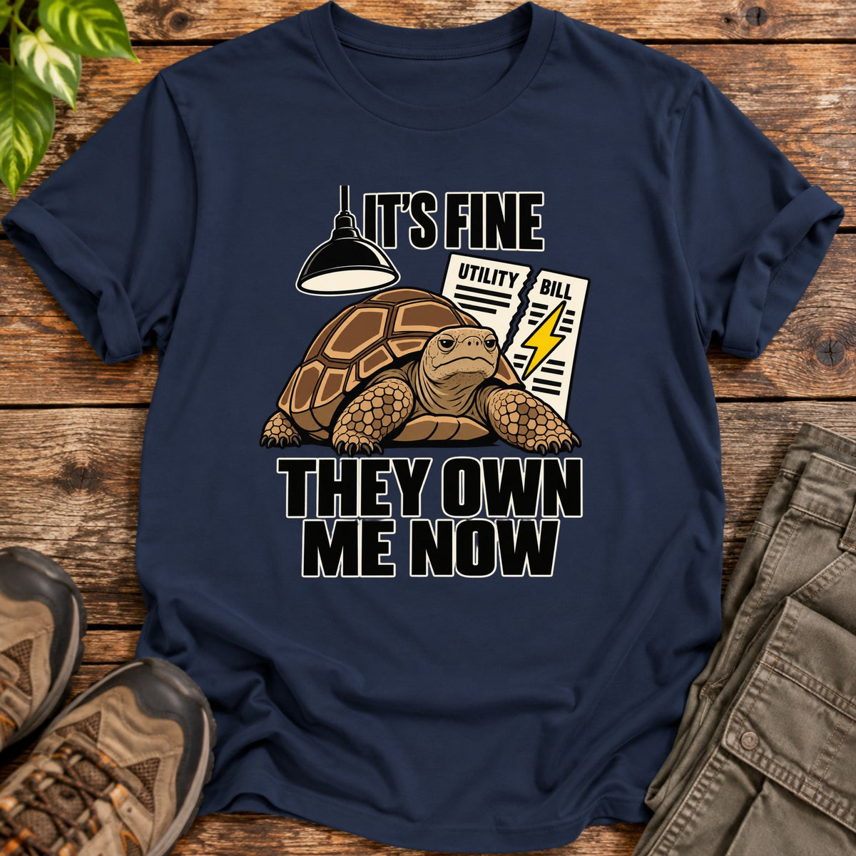 They Own Me Now T-Shirt - Navy