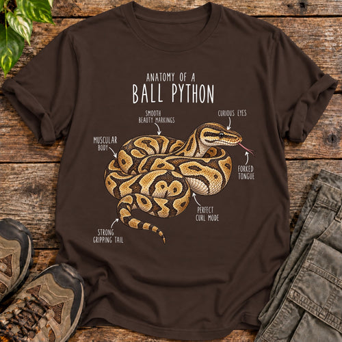 Ball Python Anatomy - Dark Chocolate