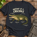 Anatomy of a Crocodile T-Shirt - Black