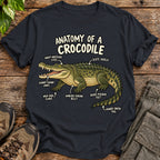 Anatomy of a Crocodile T-Shirt - Black