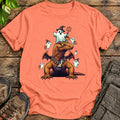 Halloween Komodo Dragon Ghost Parade T-Shirt - Heather Orange