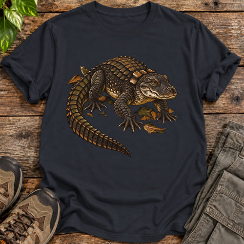 Armored Alligator T-Shirt - Black