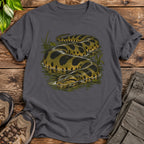 Amazon Giant Green Anaconda T-Shirt - Charcoal