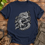 Leopard Gecko Breaking Through - Navy