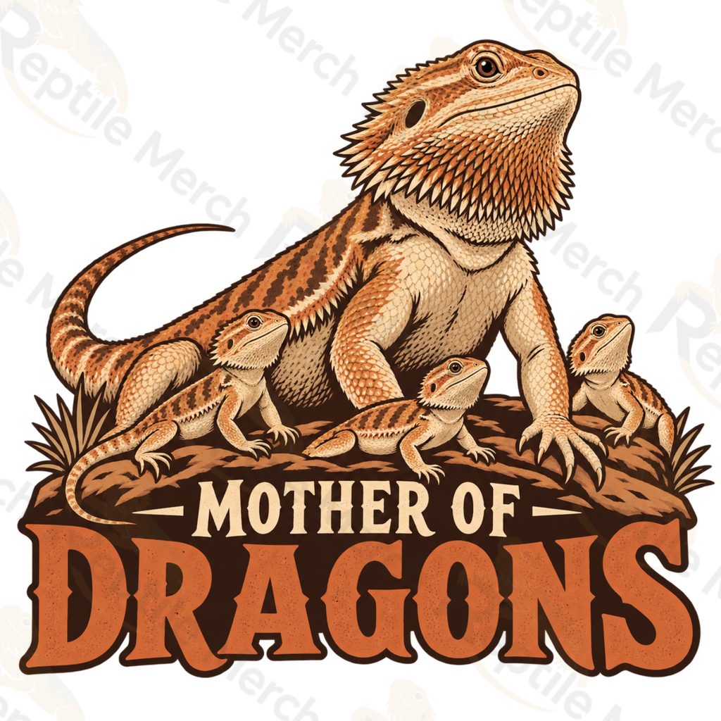 Bearded Dragon Mom Graphic T-Shirt