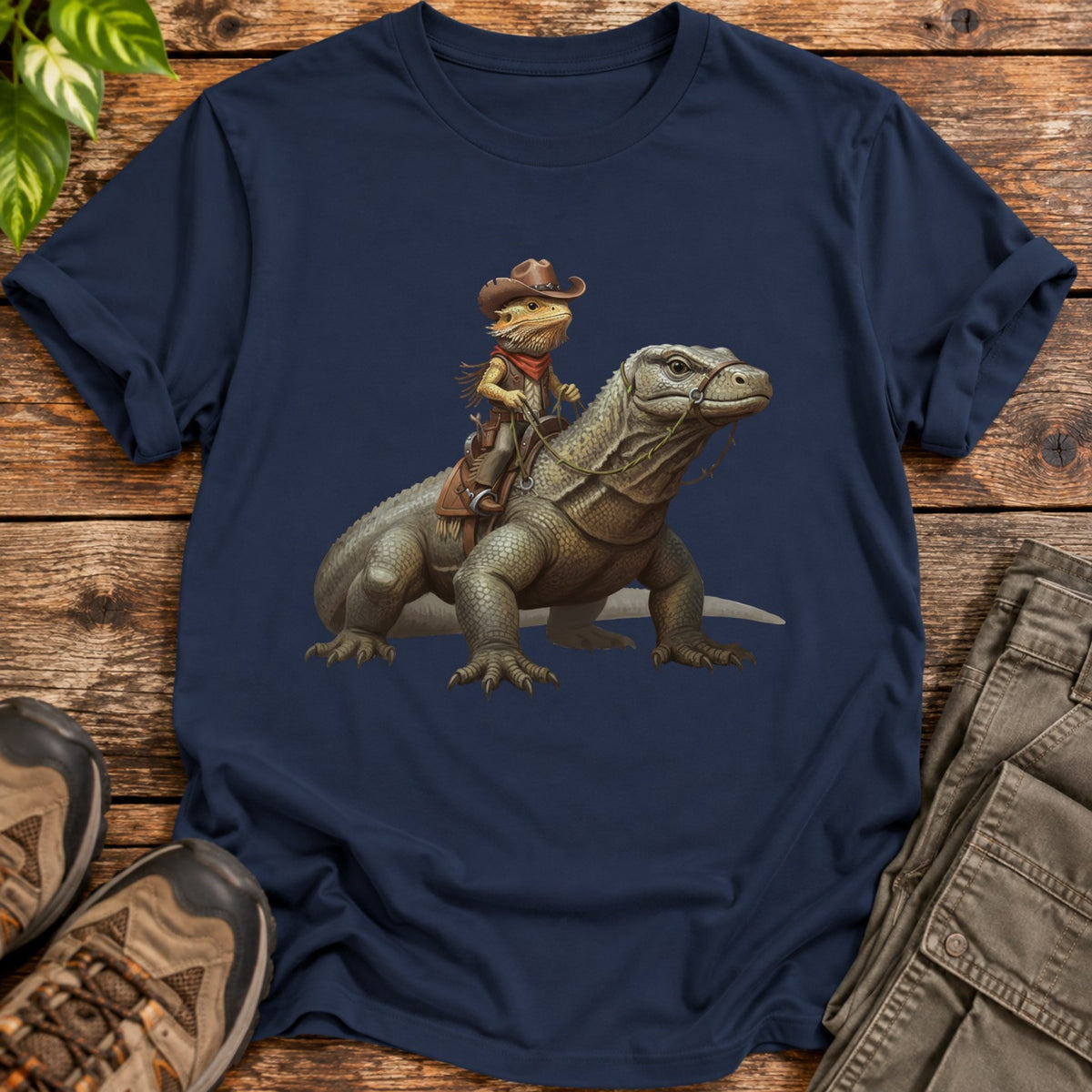 Reptile Wrangler Shirt - Navy