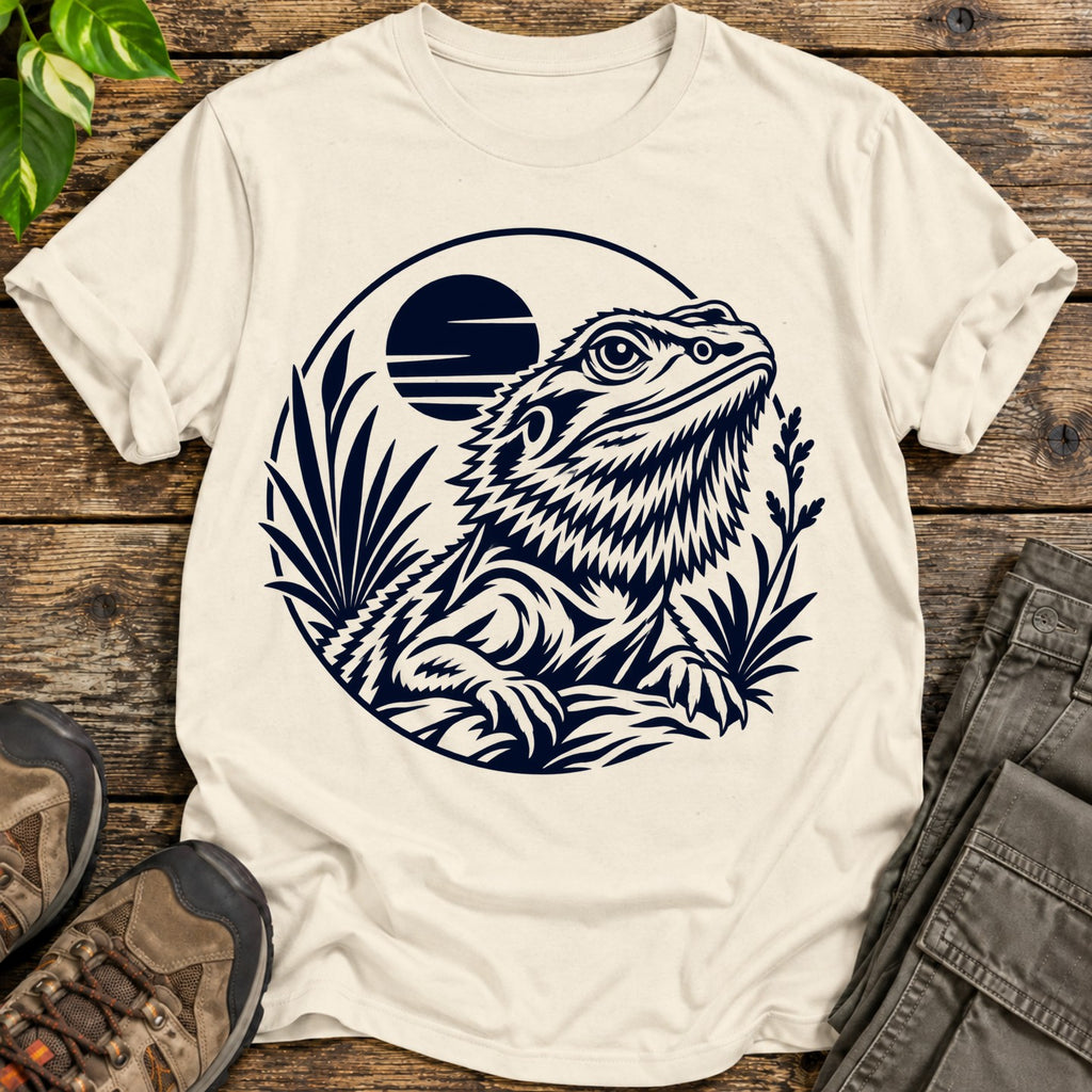 Sun Seeker Bearded Dragon T-Shirt - Natural