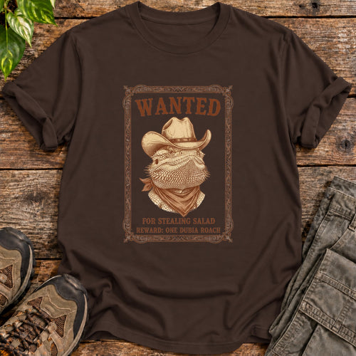 Bearded Dragon Outlaw Shirt - Dark Chocolate