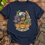 Creepy Critters Reptile Halloween T-Shirt - Navy