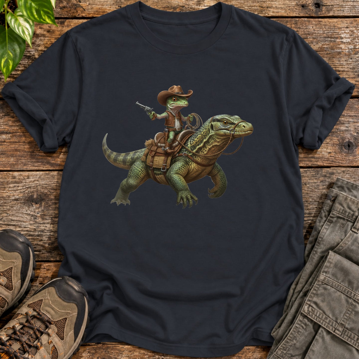 The Wild West Wrangler Shirt - Black